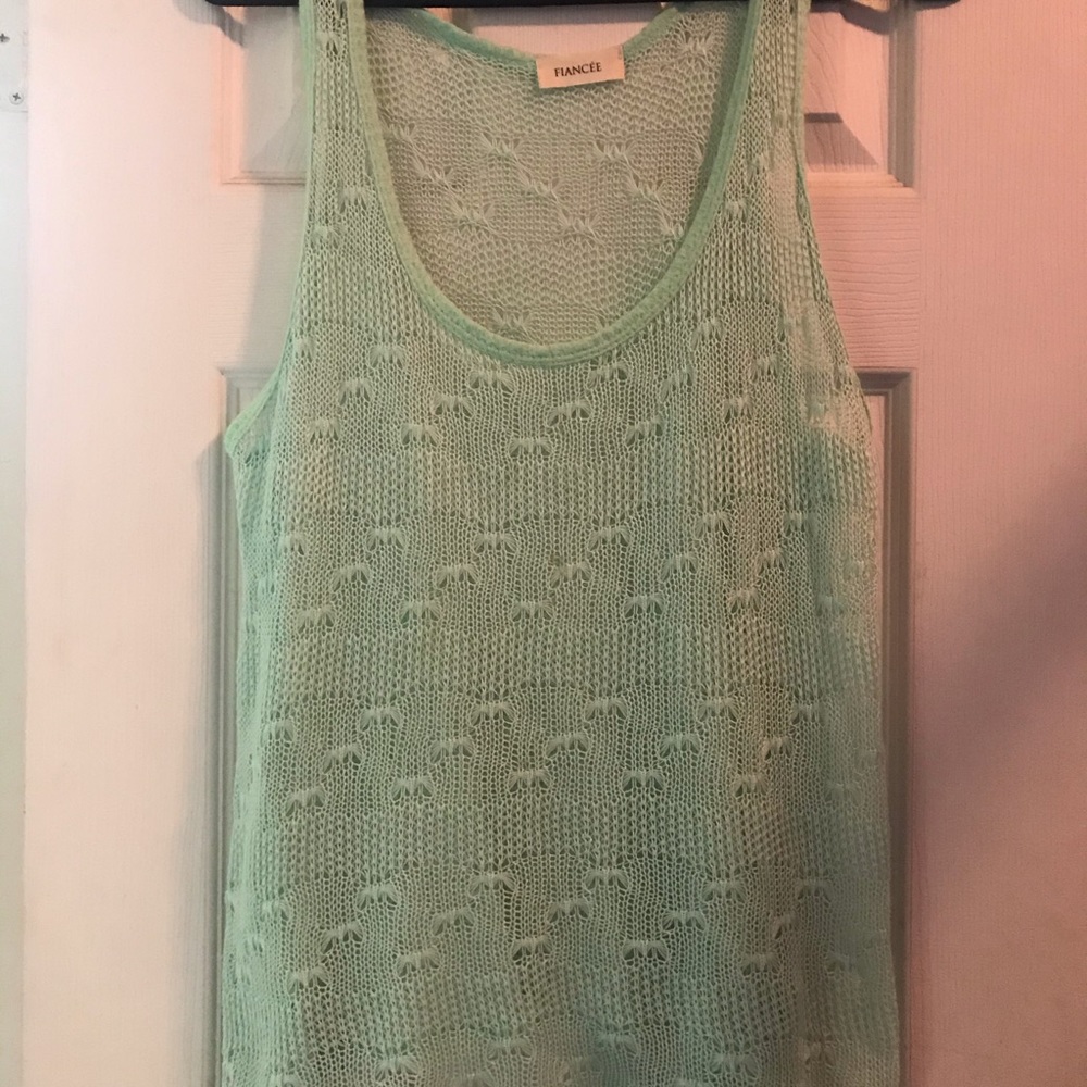 Knitted tank. Fits like a medium.